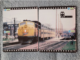 CHINA - TRAIN-006 - PUZZLE SET OF 4 CARDS - Chine