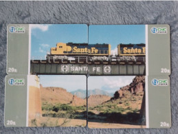 CHINA - TRAIN-008 - PUZZLE SET OF 4 CARDS - Chine