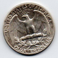 Etats-Unis , Quarter Dollar 1954 D DENVER, Washington , En Argent - 1932-1998: Washington