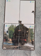CHINA - TRAIN-009 - PUZZLE SET OF 4 CARDS - Chine