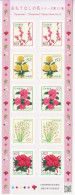 2021 Japan Hospitality Flowers Fleurs Miniature Sheet Of 10 MNH @ BELOW FACE VALUE - Nuovi