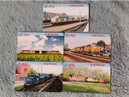CHINA - TRAIN-011 - SET OF 5 CARDS - Cina