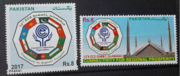 Pakistan 2017, 13th ECO Summit Meeting At Islamabad, MNH Stamps Set - Pakistan