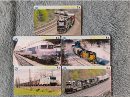 CHINA - TRAIN-012 - SET OF 5 CARDS - Chine