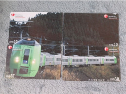 CHINA - TRAIN-013 - PUZZLE SET OF 4 CARDS - Chine