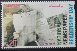 Pakistan 2021, National Newspaper Readership Day, MNH Single Stamp - Pakistan