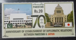 Pakistan 2022, Anniversary Of Establishment Of Diplomatic Relations Between Pakistan And Japan, MNH Single Stamp - Pakistan