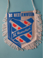 SC HEERENVEEN > FANION De FOOTBALL / VOETBAL (Pennant) WIMPEL (Drapeau) ( See Scan ) +/- 10 X 8 Cm.! - Abbigliamento, Souvenirs & Varie