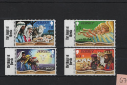 Jersey Michel Cat.No. Mnh/**  674/677 - Jersey