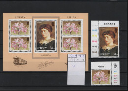 Jersey Michel Cat.No. Mnh/** 372/373 + Sheet 4 - Jersey