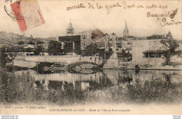 D47  CASTELMORON SUR LOT  Hôtel De Ville Et Pont Suspendu      ....... - Castelmoron