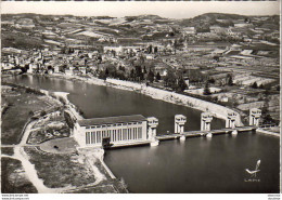 D47  En Avion Au Dessus De CASTELMORON Barrage Sur Le Lot Et Usine Électrique      ....... - Castelmoron