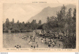 D73   Environs De MONTMÉLIAN  SAINTE HÉLÈNE DU LAC  La Plage De La Drague - Montmelian