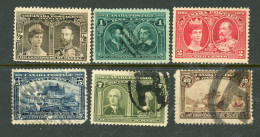 Canada USED 1908 Quebec Centenary Issue - Used Stamps