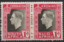 SOUTH AFRICA/1937/MNH/SC#76/ CORONATION OF KING GEORGE VI / KGVI / 1P CARMINE & OLIVE BLACK - Nuevos