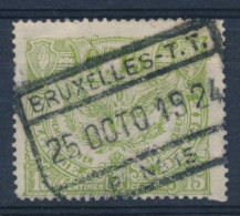 TR  101 -  "BRUXELLES-T.T. - P. Nr 15" - (ref. 37.420) - Afgestempeld