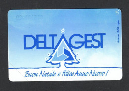 ITALIA - OMAGGIO DELTAGEST,  3183 C&C 92, Natale, Mint - Privées - Hommages
