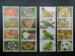 Sao Tome Und Principe Mi 989-1004 , Blumen/Vögel/Tiere , Gestempelt - Sao Tome Et Principe