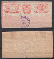 Colombia 1900 Cubiertas Label 1 Peso Used CARTAGENA - Colombia