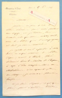 ● L.A.S 1854 Camille DOUCET - Poète Académicien - Ministère D'Etat - Théâtres - Maison De L'Empereur - Opéra - Lettre - Scrittori