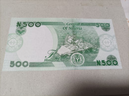 Billete De Nigeria De 500 Naira, Serie AA, Año 2022, UNC - Nigeria