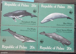 Palau 1983, WWF - Whales, MNH S/S - Palau