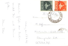 INDIA - PICTURE POSTCARD 1968 - KARLSRUHE/DE  / 5287 - Lettres & Documents