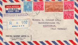 INDIA - REGISTERED AIRMAIL - GÖPPINGEN/DE  / 5288 - Storia Postale