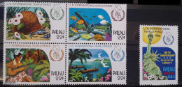 Palau 1986, U.N. International Year Of Peace, MNH S/S And Single Stamp - Palau