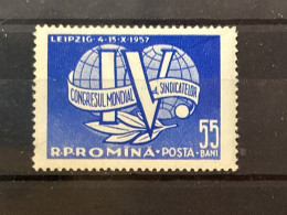 1957 Congresul Sindicatelor RPR MNH - Ongebruikt