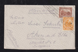 Colombia Ca 1933 Cover BOGOTA X AKEN Germany Gold Mining Stamp - Colombia