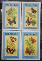 Palau 1987, Butterflies And Plants, MNH S/S - Palau