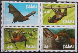 Palau 1987, Fruit Bats On Palau, MNH S/S - Palau