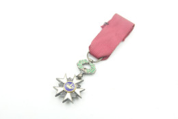 Militaria - MEDAL : Kroonorde Order Of The Crown Ridder Medaille - Miniature - Silver - Belgium - Other & Unclassified