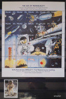 Palau 1989, 20th Anniversary APOLLO 11 - First Manned Lunar Landing, MNH Sheetlet And Single Stamp - Palau