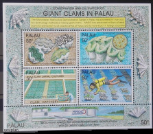 Palau 1991, Giant Clams In Palau, MNH S/S - Palau