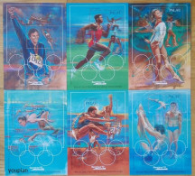 Palau 1992, Summer Olympic Games In Barcelona, Six MNH S/S - Palau