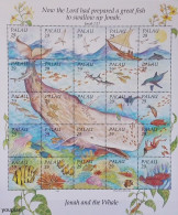 Palau 1993, Jonah And The Whale, MNH Sheetlet - Palau