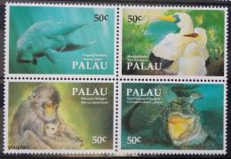 Palau 1993, Wild Animals, MNH S/S - Palau