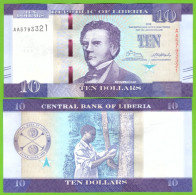 LIBERIA 10 DOLLARS 2016 P-32a UNC - Liberia