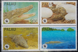 Palau 1994, WWF - Crocodile, MNH S/S - Palau