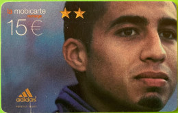 MBC 233   -  ADIDAS/TREZEGUET  -  15 E.  - - Cellphone Cards (refills)