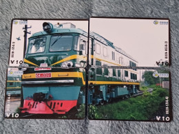 CHINA - TRAIN-046 - PUZZLE SET OF 4 CARDS - China