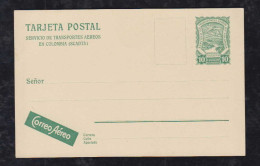 Colombia SCADTA 1921 Airmail Stationery Postcard 10c ** MNH - Colombia