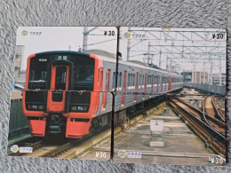 CHINA - TRAIN-048 - PUZZLE SET OF 4 CARDS - China