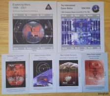 Palau 1999, Exploring Mars (1996-2001), Six MNH S/S - Palau