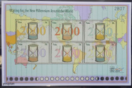 Palau 2000, Waiting For The New Millennium Around The World, MNH S/S - Palau