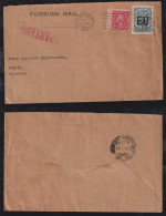 Colombia SCADTA USA 1928 Airmail Cover NEW YORK X BOGOTA Perfin - Colombia