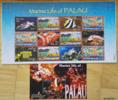 Palau 2004, Marine Life Of Palau, Two MNH S/S - Palau