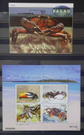 Palau 2007, Crabs Of Palau, Two MNH S/S - Palau